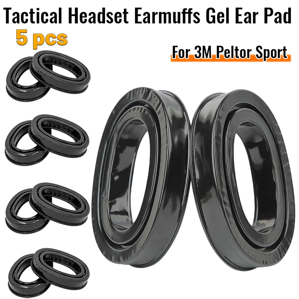 Shooting Ear Muff - Tactical Headset Earmuffs Gel Ear Pad