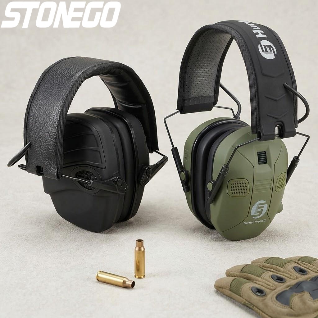 Shooting Ear Muff - Foldable Tactical Noise Canceling Earmuffs Hearing