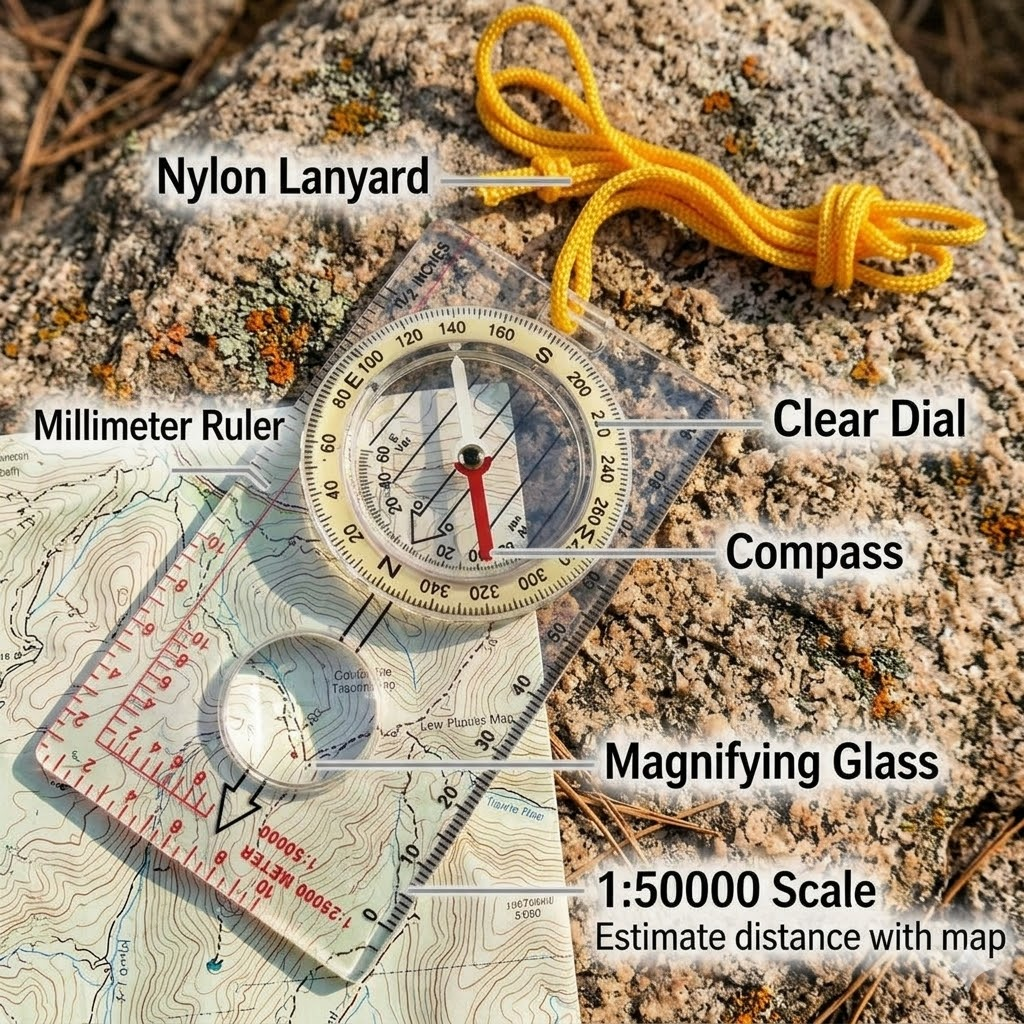 Durable Map Reading Compass wi - Outdoor Hunting Maps avis et prix