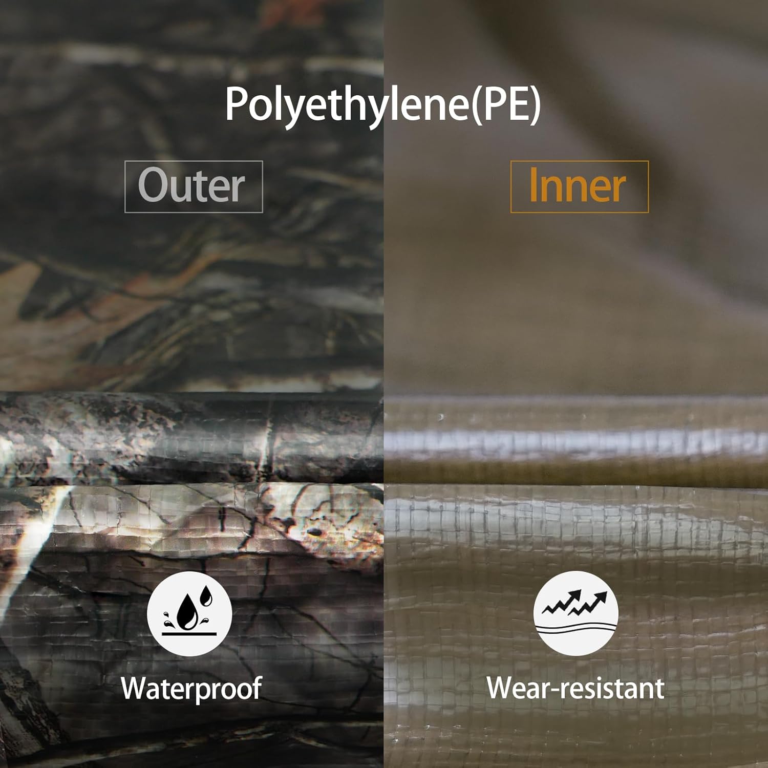 Heavy Duty 9 Mil Tarp Cover Wa - Outdoor Hunting Images avis et prix