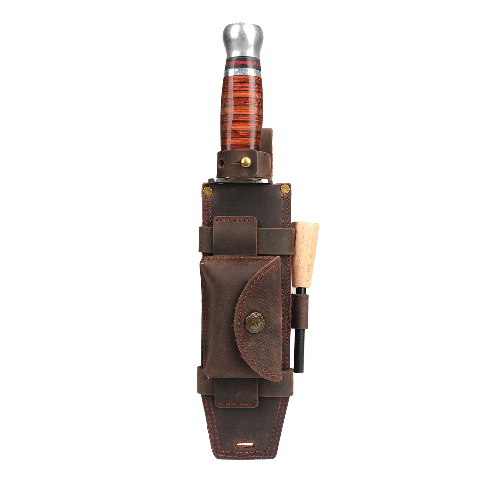 Tourbon Camping Leather thKnif - Knife Hunting Fixed Blade avis et prix