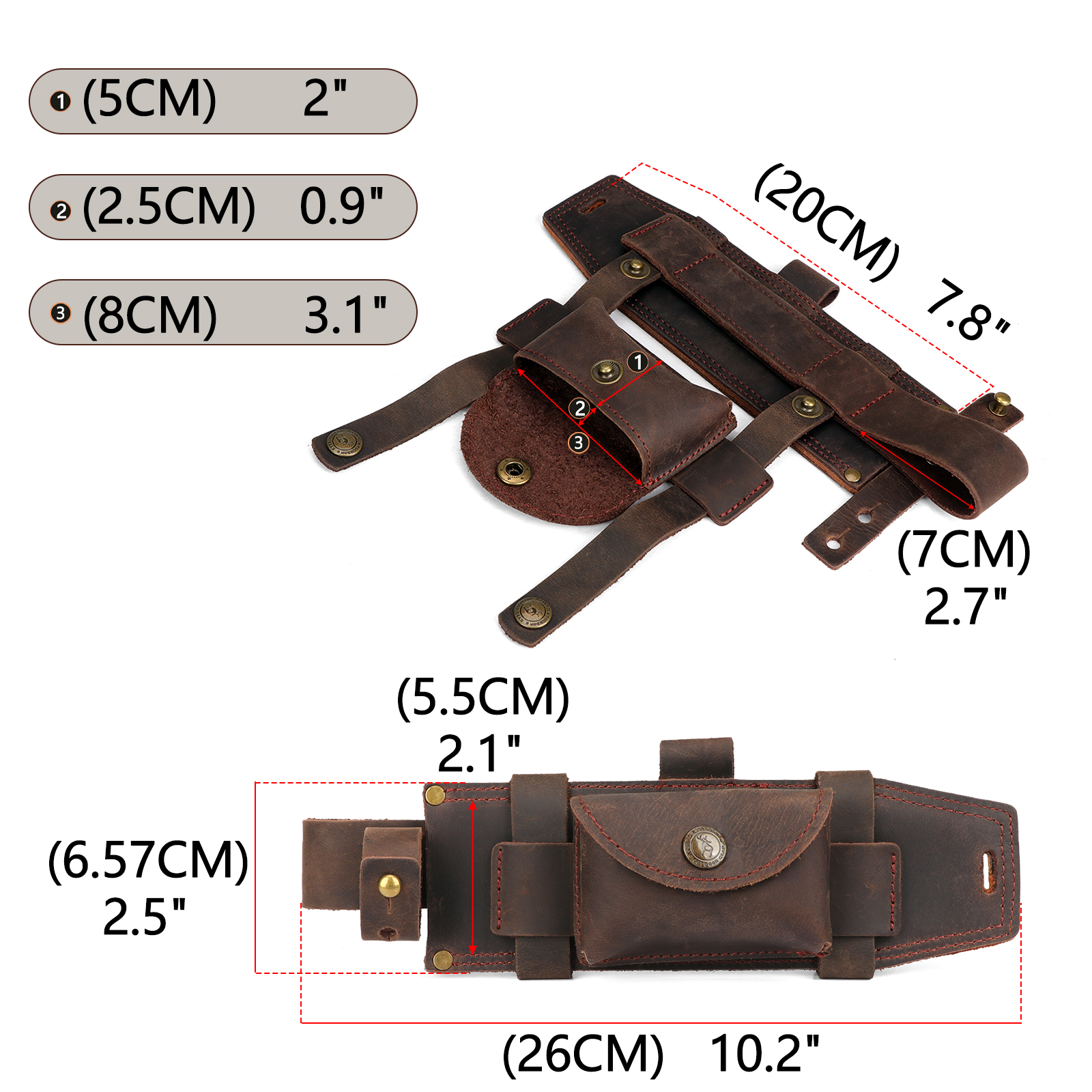Tourbon Camping Leather thKnif - Knife Hunting Fixed Blade avis et prix