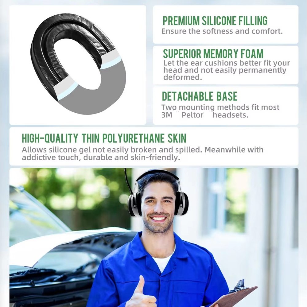 Tactical Headset Earmuffs Gel  - Shooting Ear Muff avis et prix