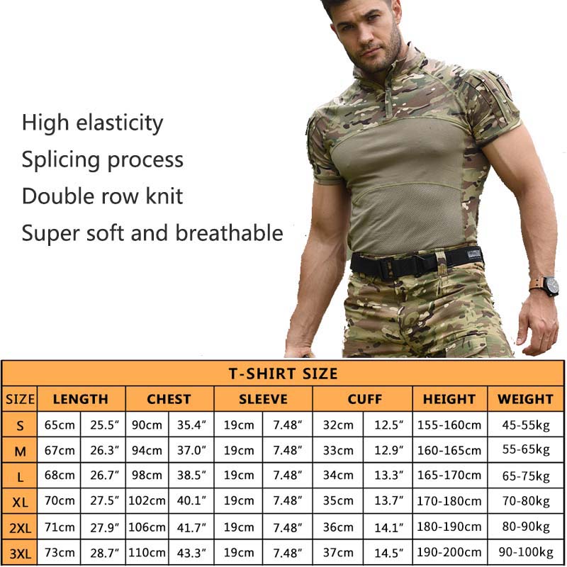 Tactical T Shirt Shirts Men Ai - Wildman Hunting & Outdoor Reviews avis et prix