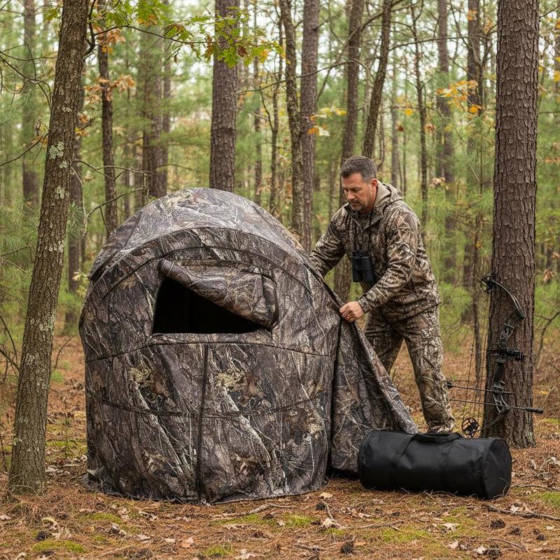 Hunting Blind 1 Person For Dee - Hunting & Outdoor Supplies Carterton Reviews avis et prix