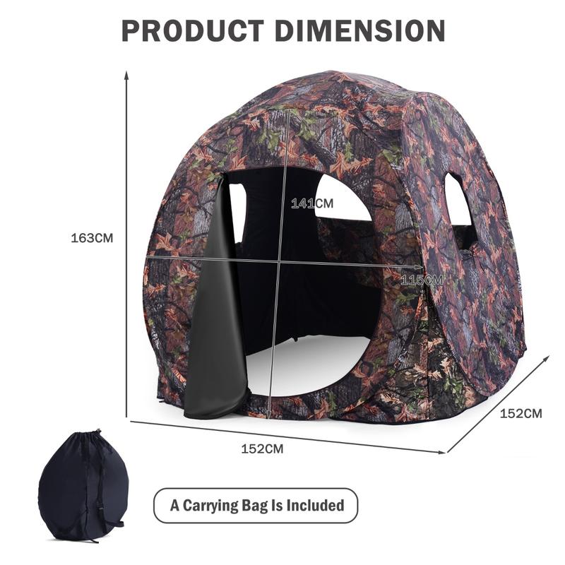Portable Pop up Ground Camo Bl - Hunting & Outdoor Supplies Carterton Reviews avis et prix