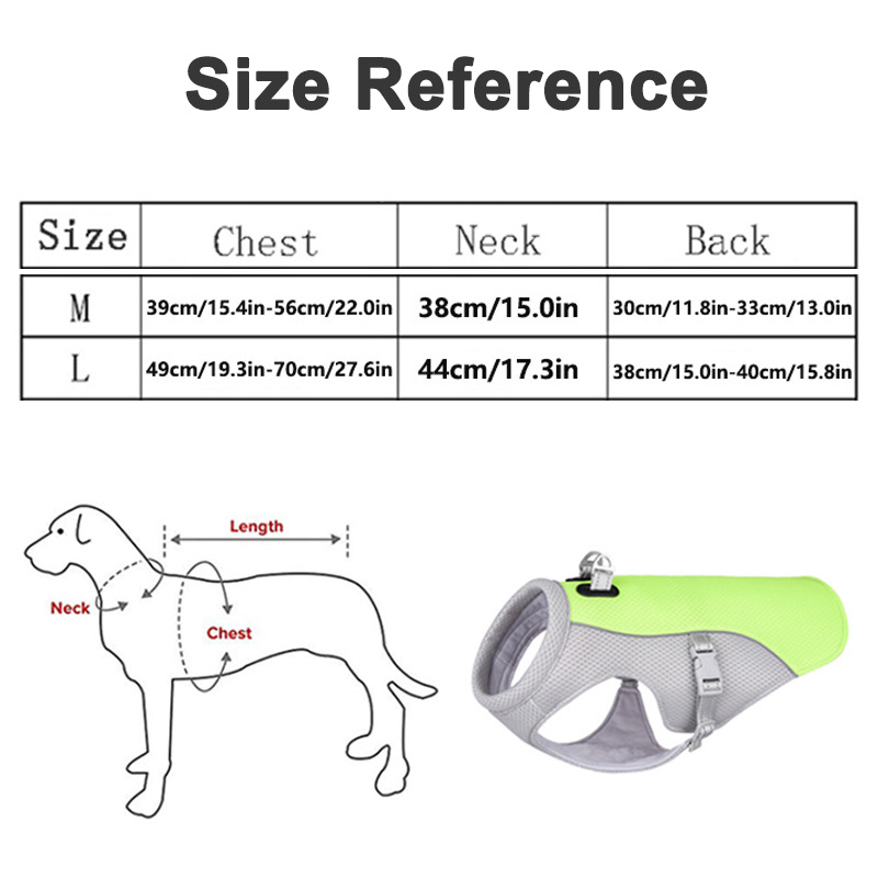 medium-sized dog Cooling Vest  - Outdoor Hunting Dogs avis et prix