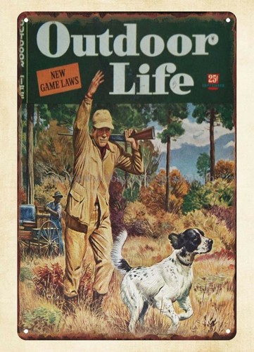 1944 OUTDOOR LIFE magazine cov - Outdoor Hunting Dogs avis et prix
