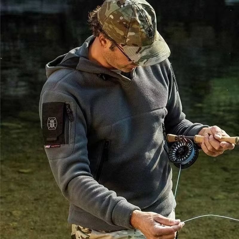 Men Winter Thermal Fleece Outd - Outdoor Hunting Hoodie avis et prix