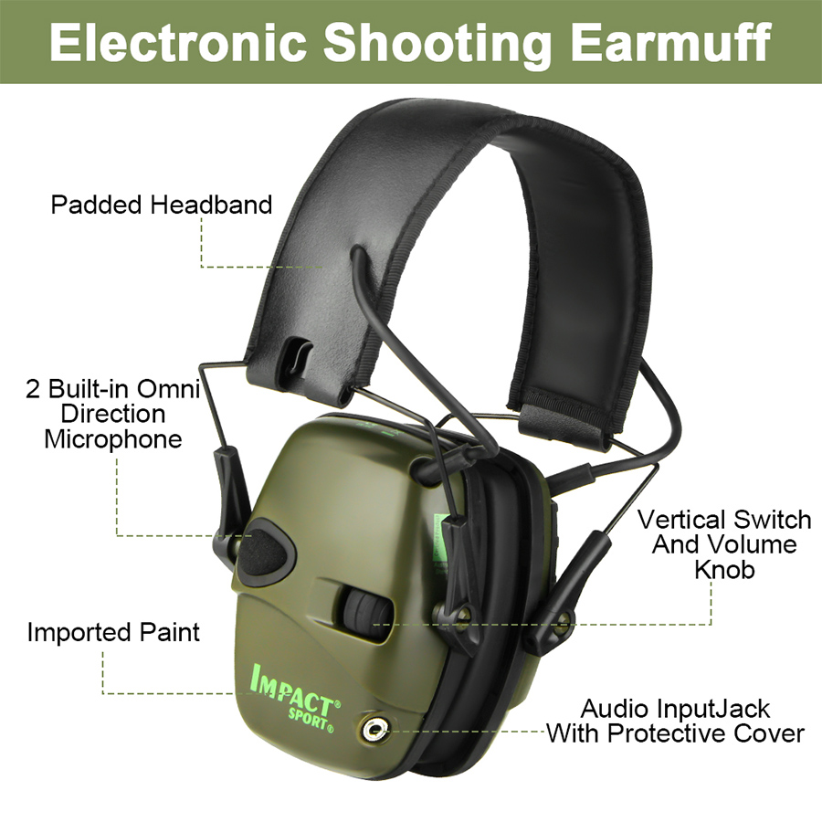 Earmuffs Active Headphones for - Shooting Ear Muff avis et prix