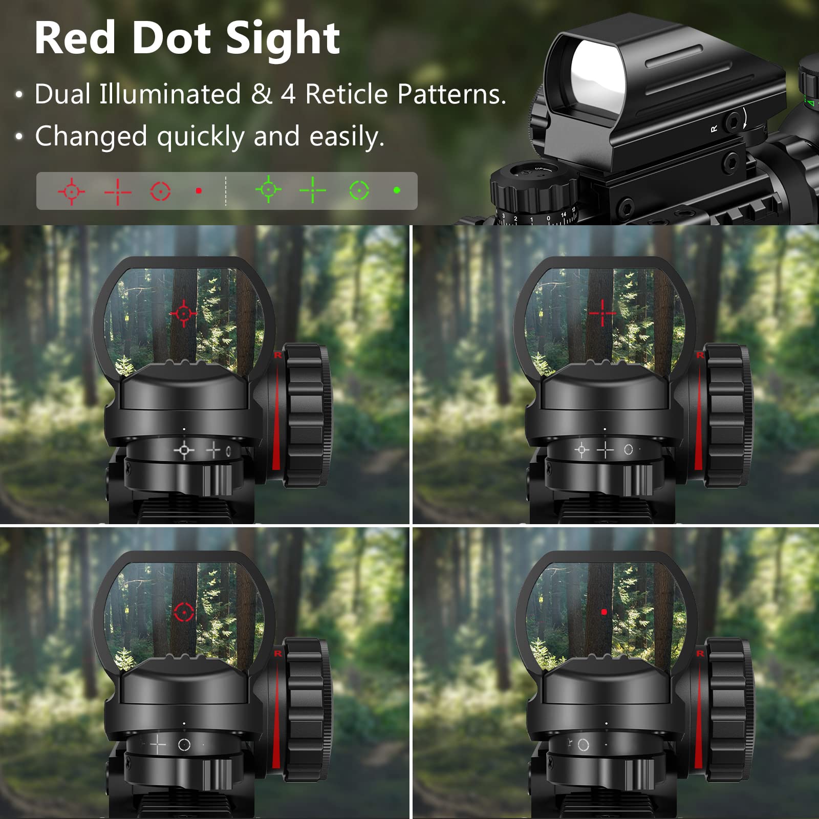 3-9x32 Scope Combo Dual Illumi - Rangefinder Laser Hunting avis et prix