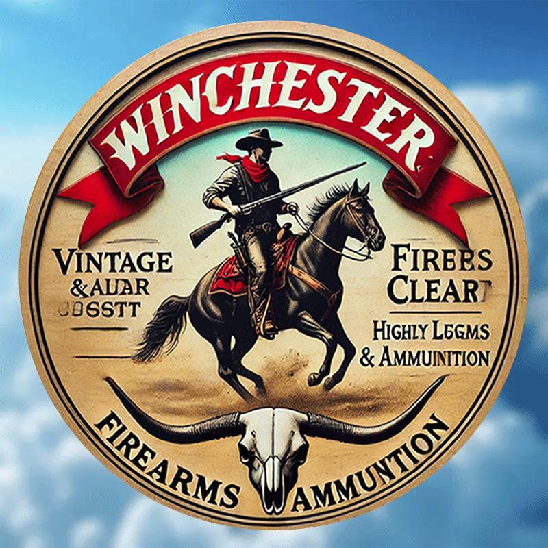Winchester vintage round metal - Outdoor Hunting Events avis et prix