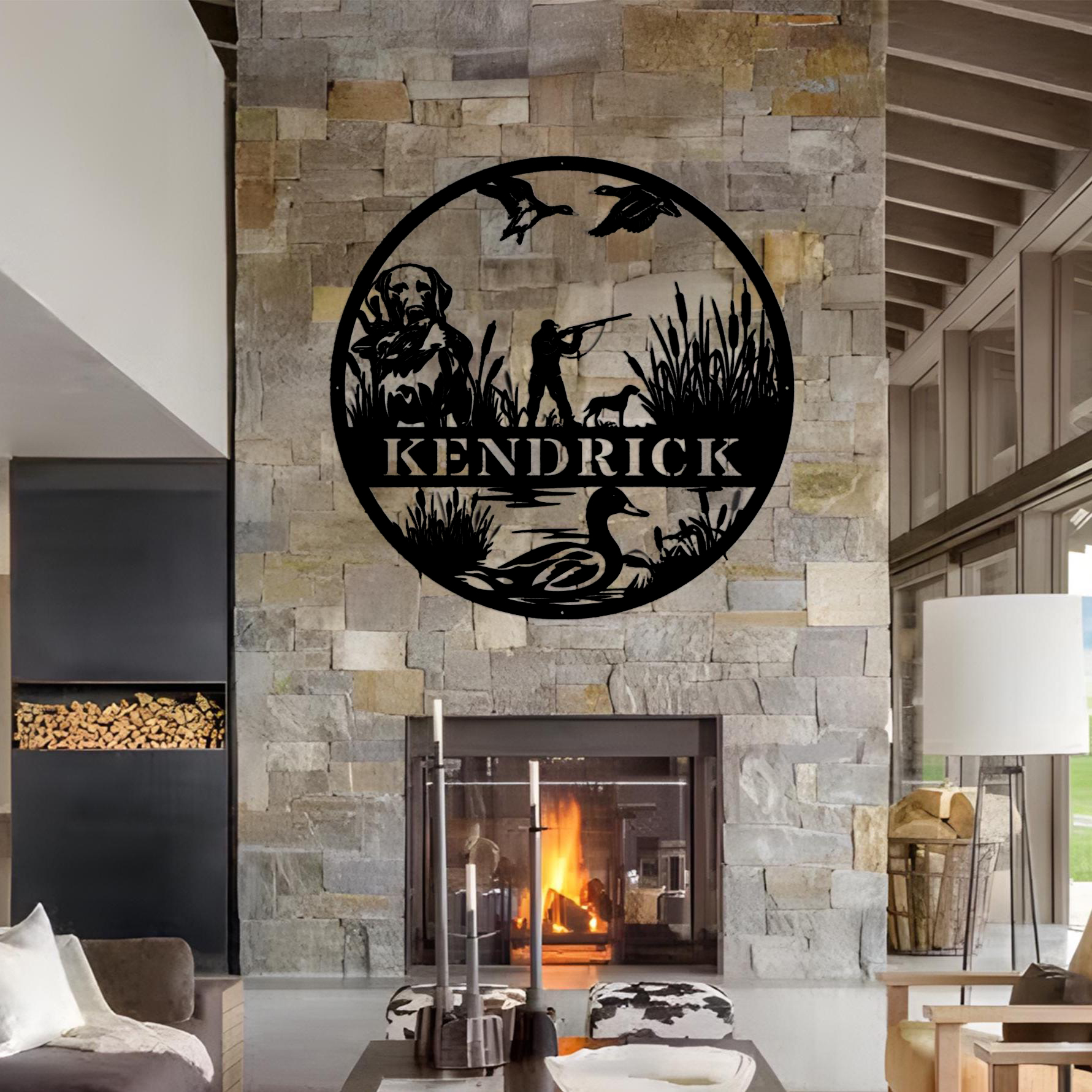 Custom Duck Hunting Metal Wall - Outdoor Hunting Dog Names avis et prix
