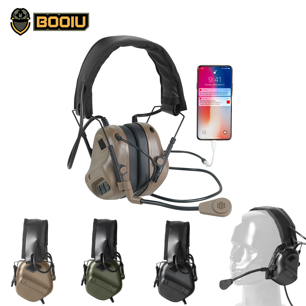 BOOIU Tactical Electronic Shoo - Shooting Ear Muff avis et prix