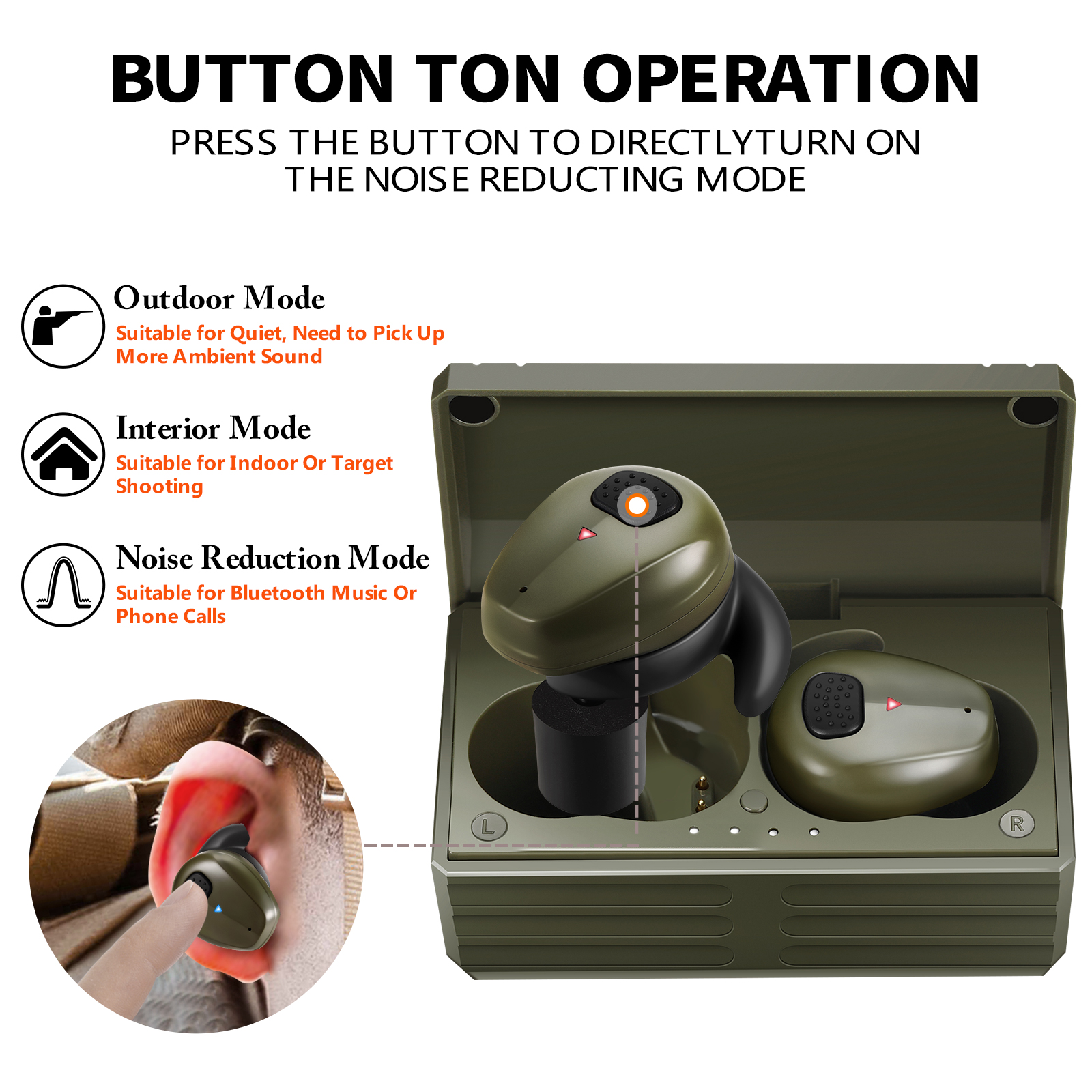YHKEMA EB10 Tactical Earplugs  - Shooting Ear Muff avis et prix