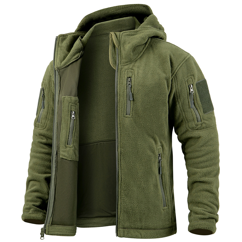 Men's Tactical Fleece Jacket W - Outdoor Hunting Hoodie avis et prix