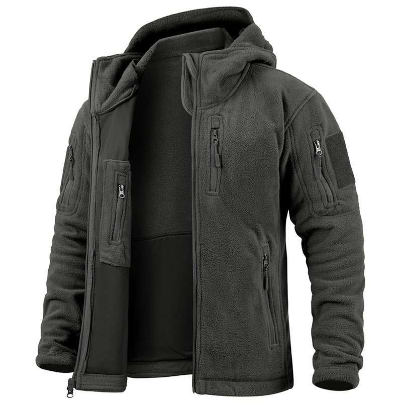 Men's Tactical Fleece Jacket W - Outdoor Hunting Hoodie avis et prix