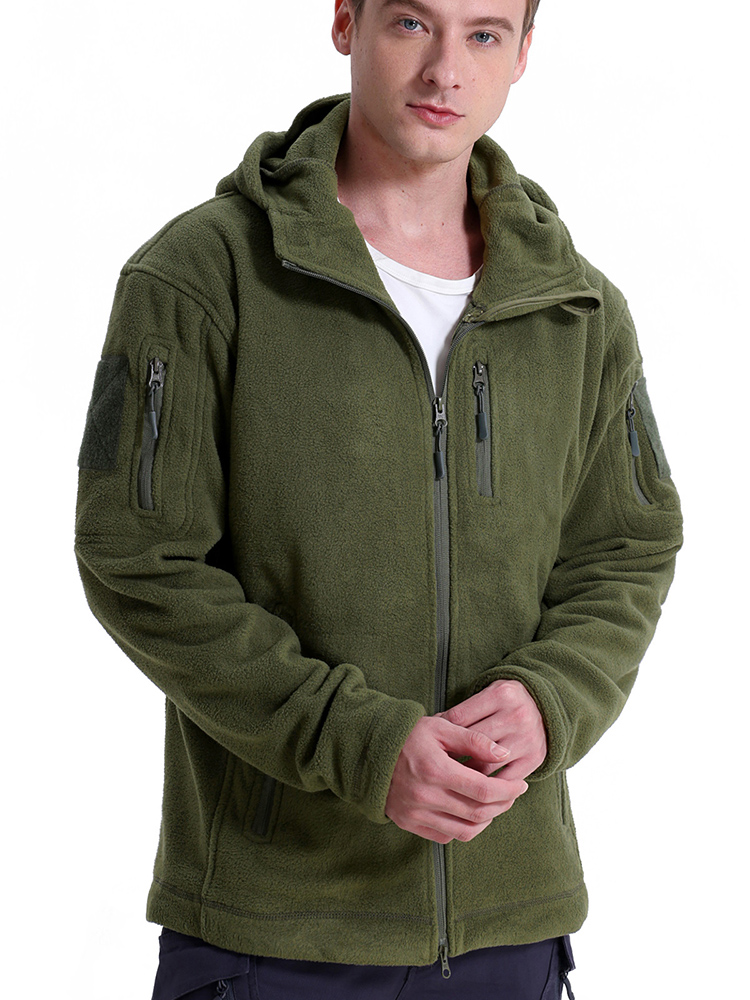 Men's Tactical Fleece Jacket W - Outdoor Hunting Hoodie avis et prix