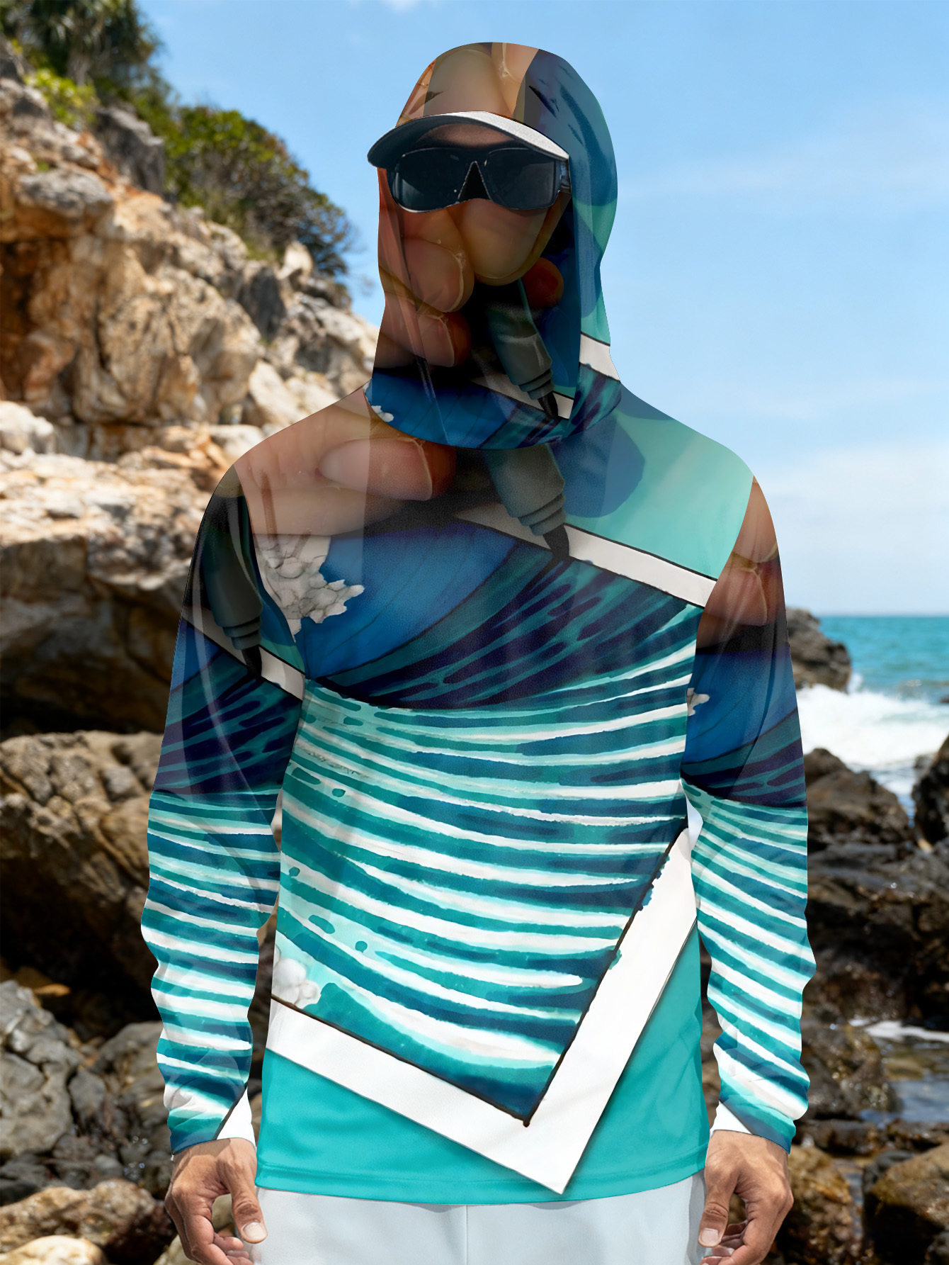 Fishing hooded sweatshirt men' - Hunting & Outdoor Supplies Carterton Reviews avis et prix