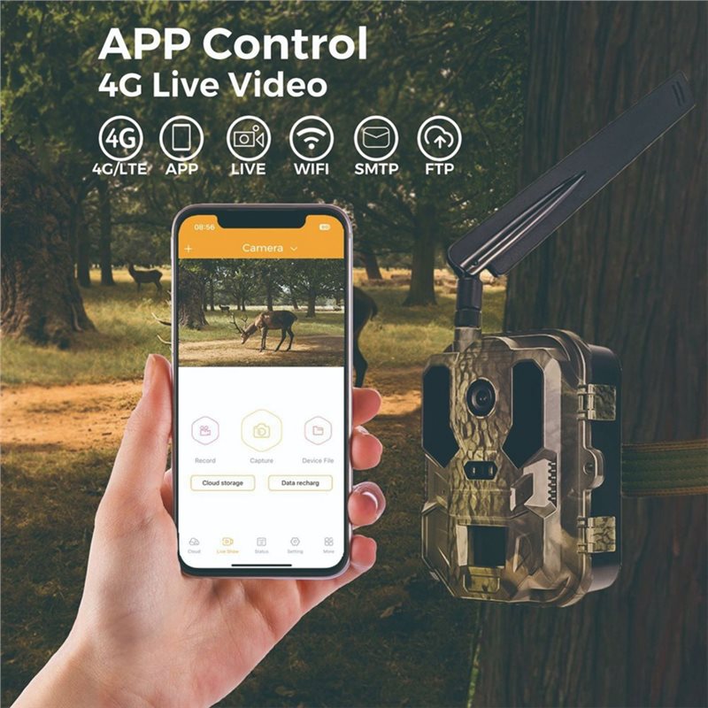 AS95-Outdoor 4G 120MP 4K Live  - Hunting Outdoor Shows avis et prix