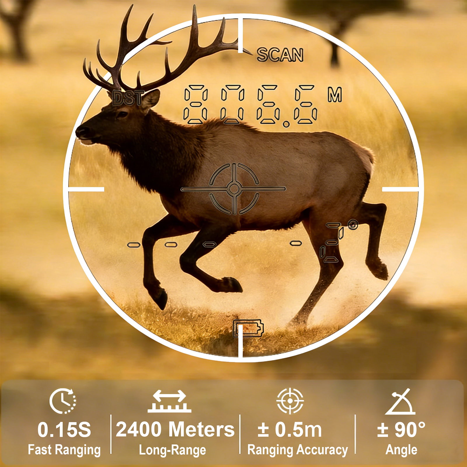 BOSHIWEI 10x42 Laser Rangefind - Rangefinder Laser Hunting avis et prix