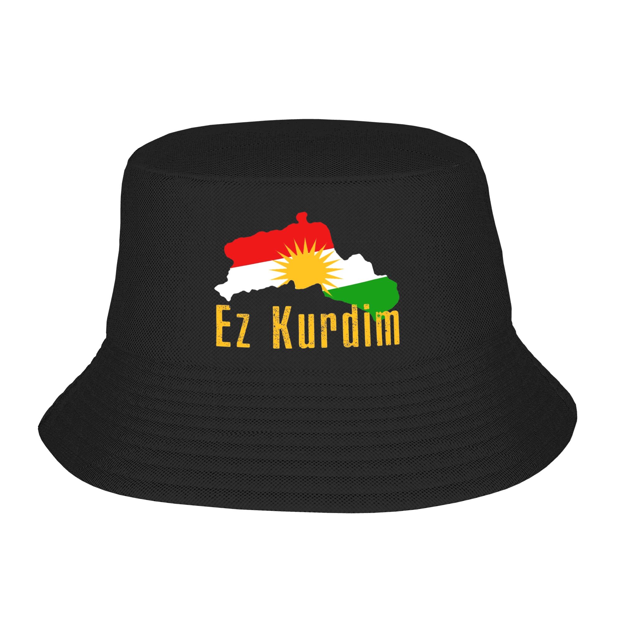 Kurdistan Flag Map  Bucket Hat - Outdoor Hunting Maps avis et prix