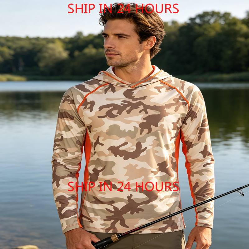 2026 Men's Long Sleeve Fishing - Outdoor Hunting Hoodie avis et prix