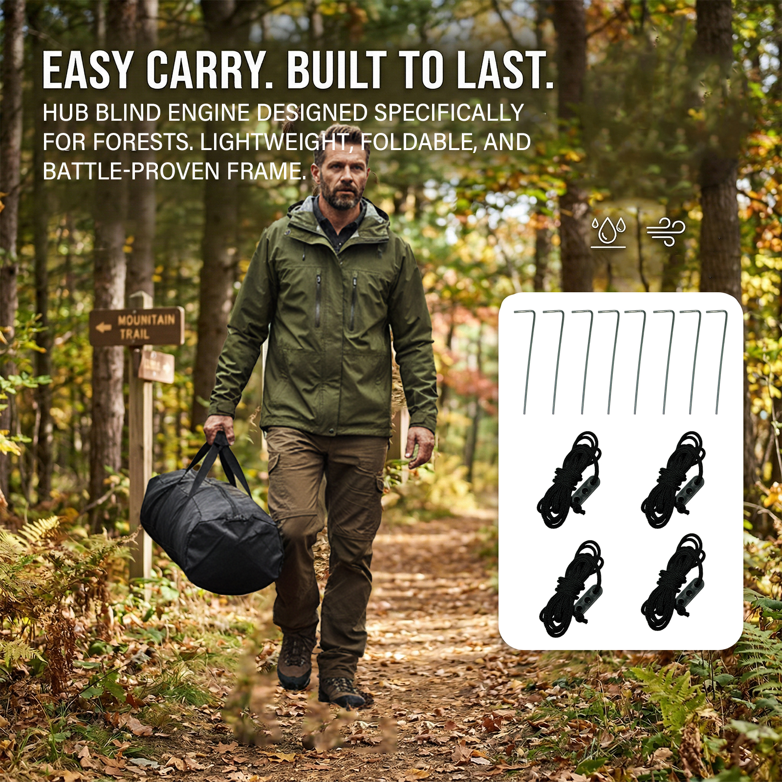 Camouflage Pop-Up Hunting Blin - Hunting & Outdoor Supplies Carterton Reviews avis et prix