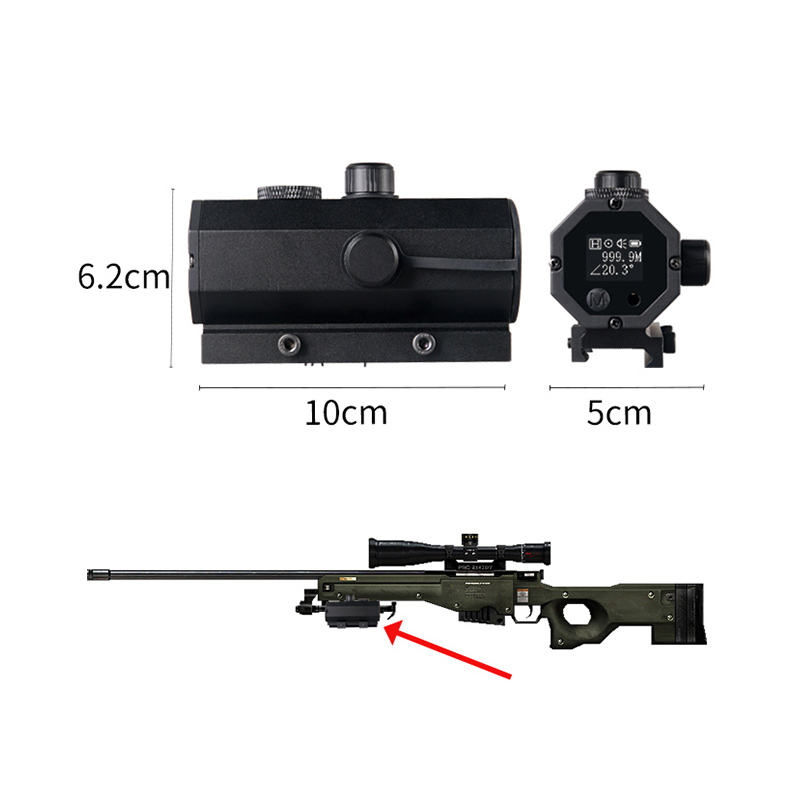 MINI8 Plug-in 1200m Ranging De - Rangefinder Laser Hunting avis et prix