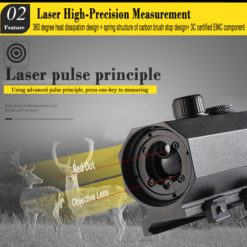MINI8 Plug-in 1200m Ranging De - Rangefinder Laser Hunting avis et prix