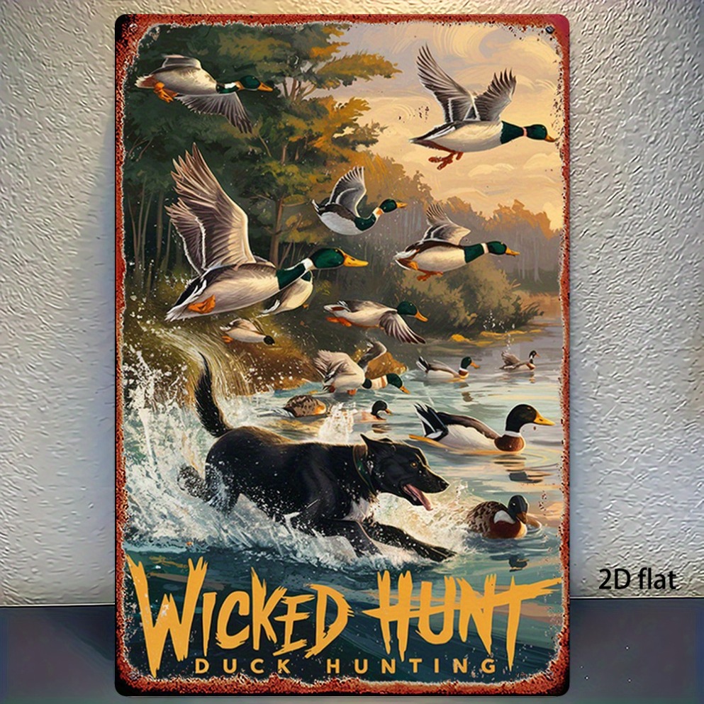 2D Flat Vintage Hunting Duck M - Wildman Hunting & Outdoor Reviews avis et prix