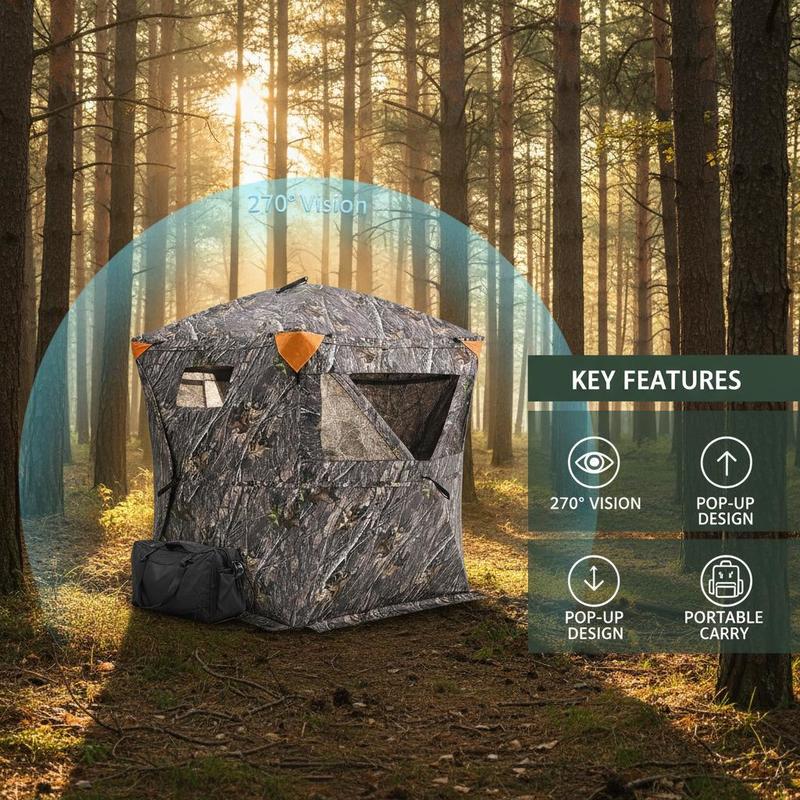 Ground Hunting Tent 60x60x66 I - Hunting & Outdoor Supplies Carterton Reviews avis et prix