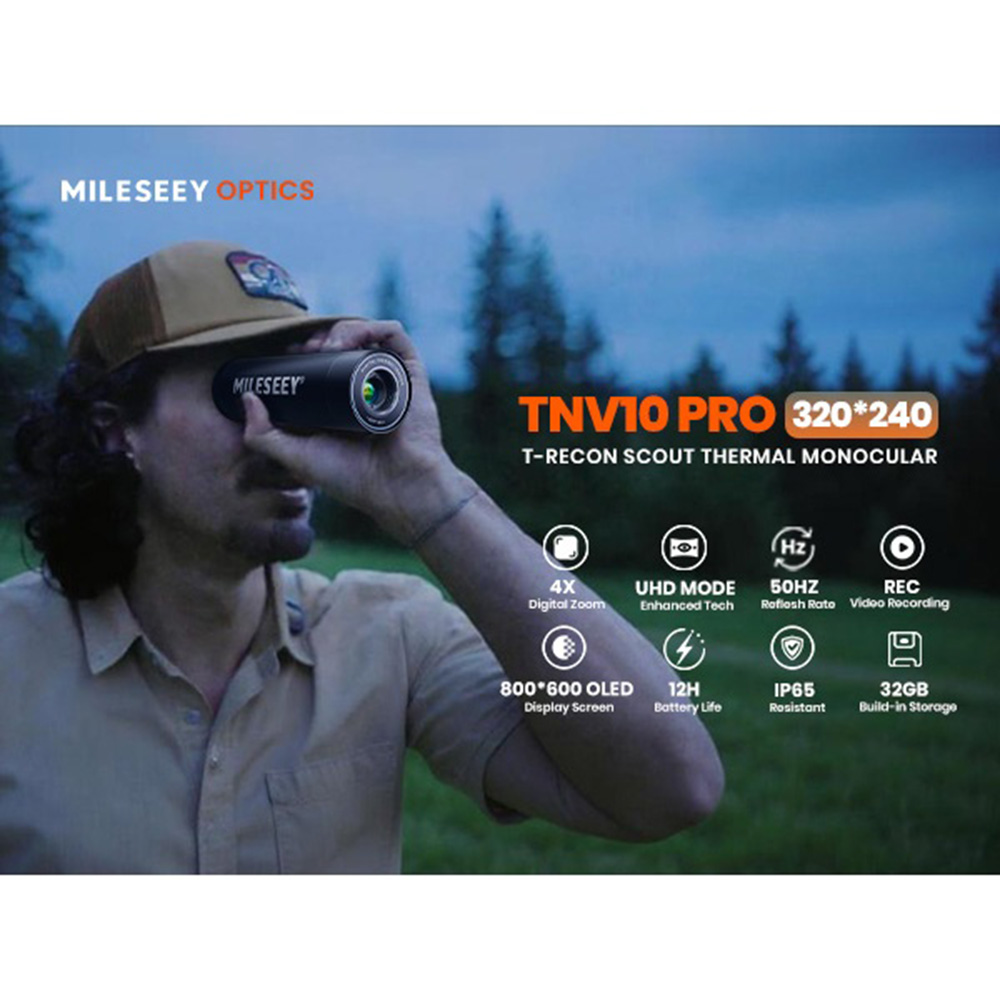MILESEEY TNV10 PRO 320×240 Res - Outdoor Hunting Images avis et prix