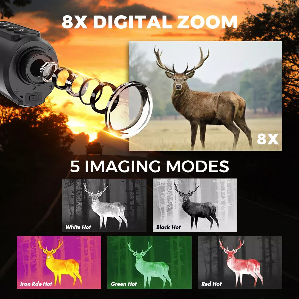 8X Digital Zoom Thermal Imagin - Outdoor Hunting Images avis et prix