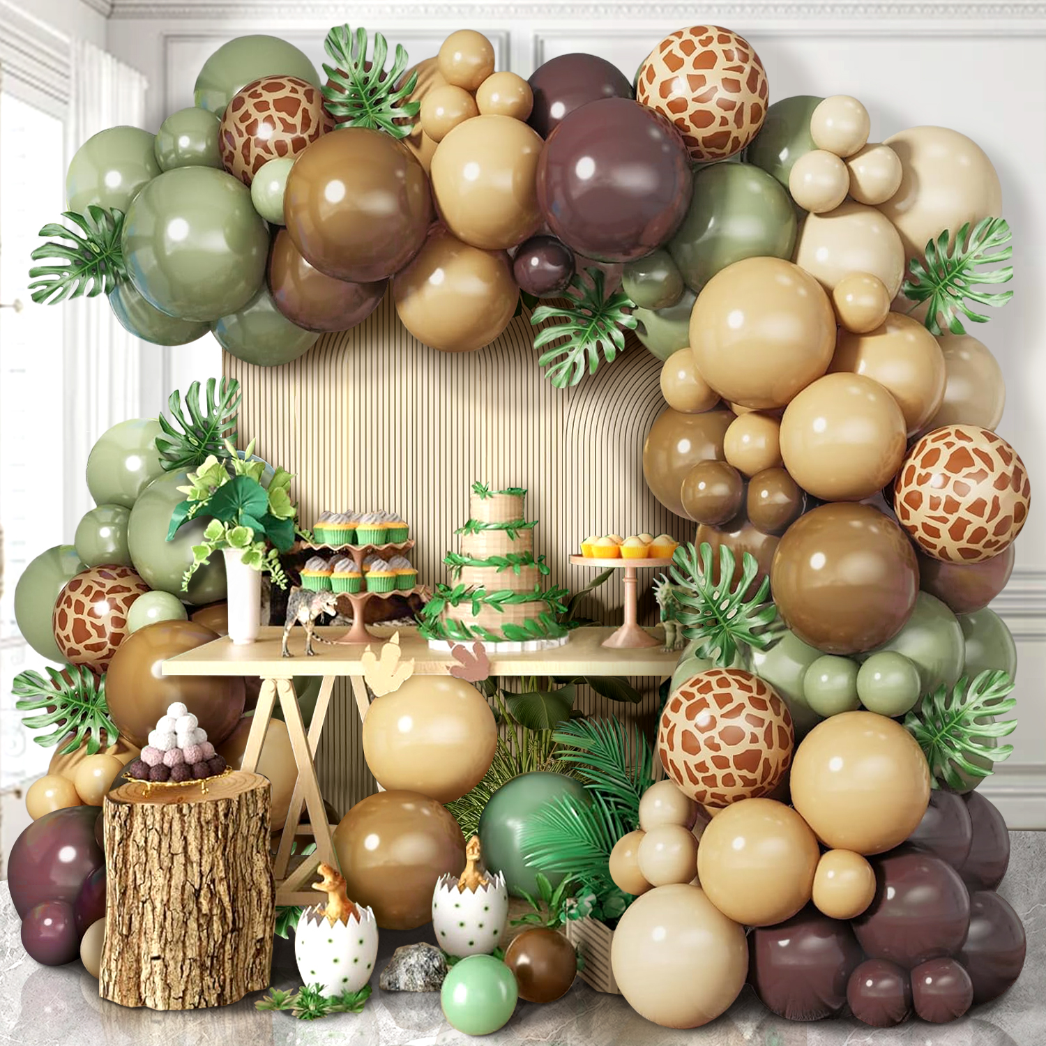 129-Piece Sage Green and Brown - Outdoor Hunting Events avis et prix