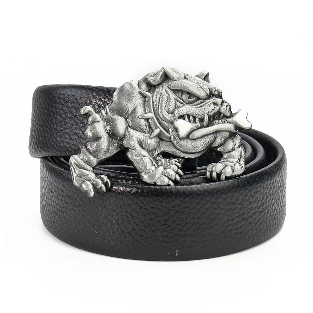 Pit Bull Dog Fangs Belt Buckle - Outdoor Hunting Dogs avis et prix