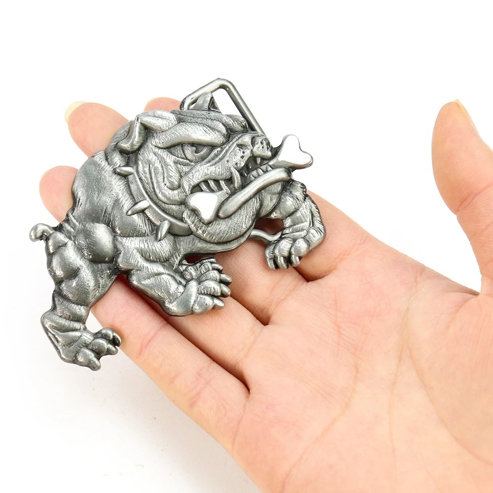 Pit Bull Dog Fangs Belt Buckle - Outdoor Hunting Dogs avis et prix