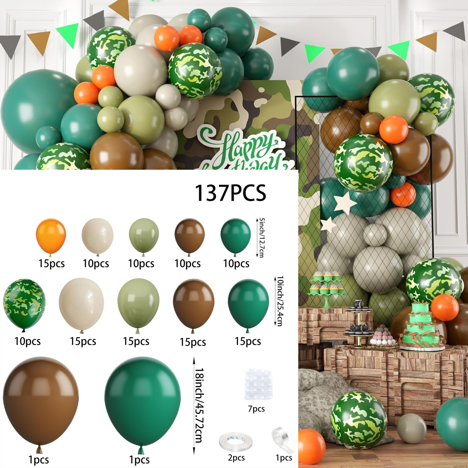137PCS Amazon Hot Selling Retr - Outdoor Hunting Events avis et prix